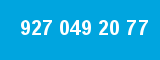 927 049 20 77 927 049 20 77